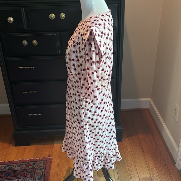 ANONYME DESIGNERS Geometric Print Dress Size Large - Picture 8 of 11